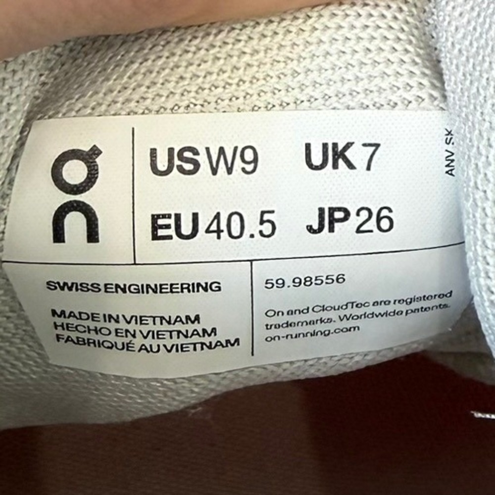 On Running Cloud 5 Womens 9 Rose Shell Pink Peach Training Shoes 59.98556 - Picture 4 of 10